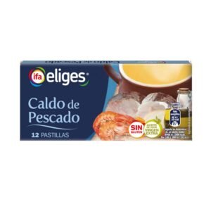 caldo de pescado eliges 12 pastillas