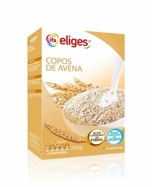 copos de avena eliges 500gr copos de avena eliges 500gr