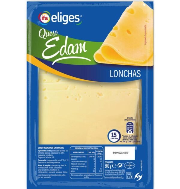 lonchas edam eliges 300g