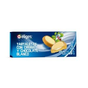 tartaletas de crema y chocolate blanco eliges 235g x 6