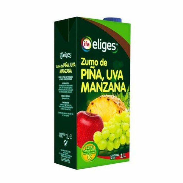 zumo eliges piña uva manzana 100 1lts zumo eliges piña uva manzana 100 1lts